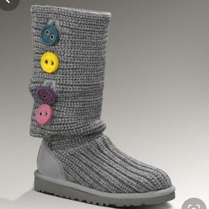 Ugg Cardy Grey knitted boots item#79